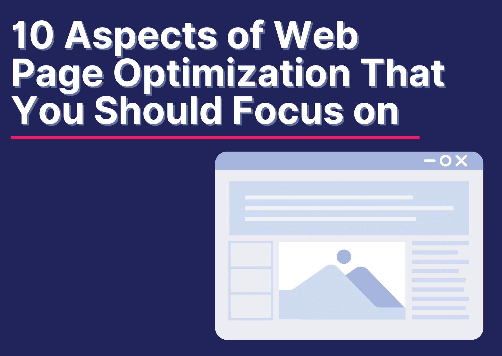 web page optimization